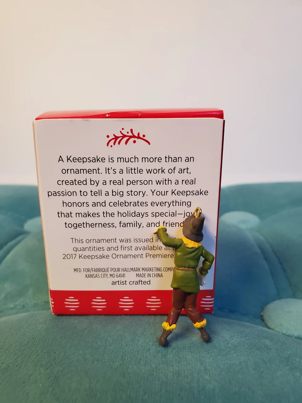 Hallmark Keepsake 2017 Wizard of Oz Scarecrow Miniature Ornament QXE3185